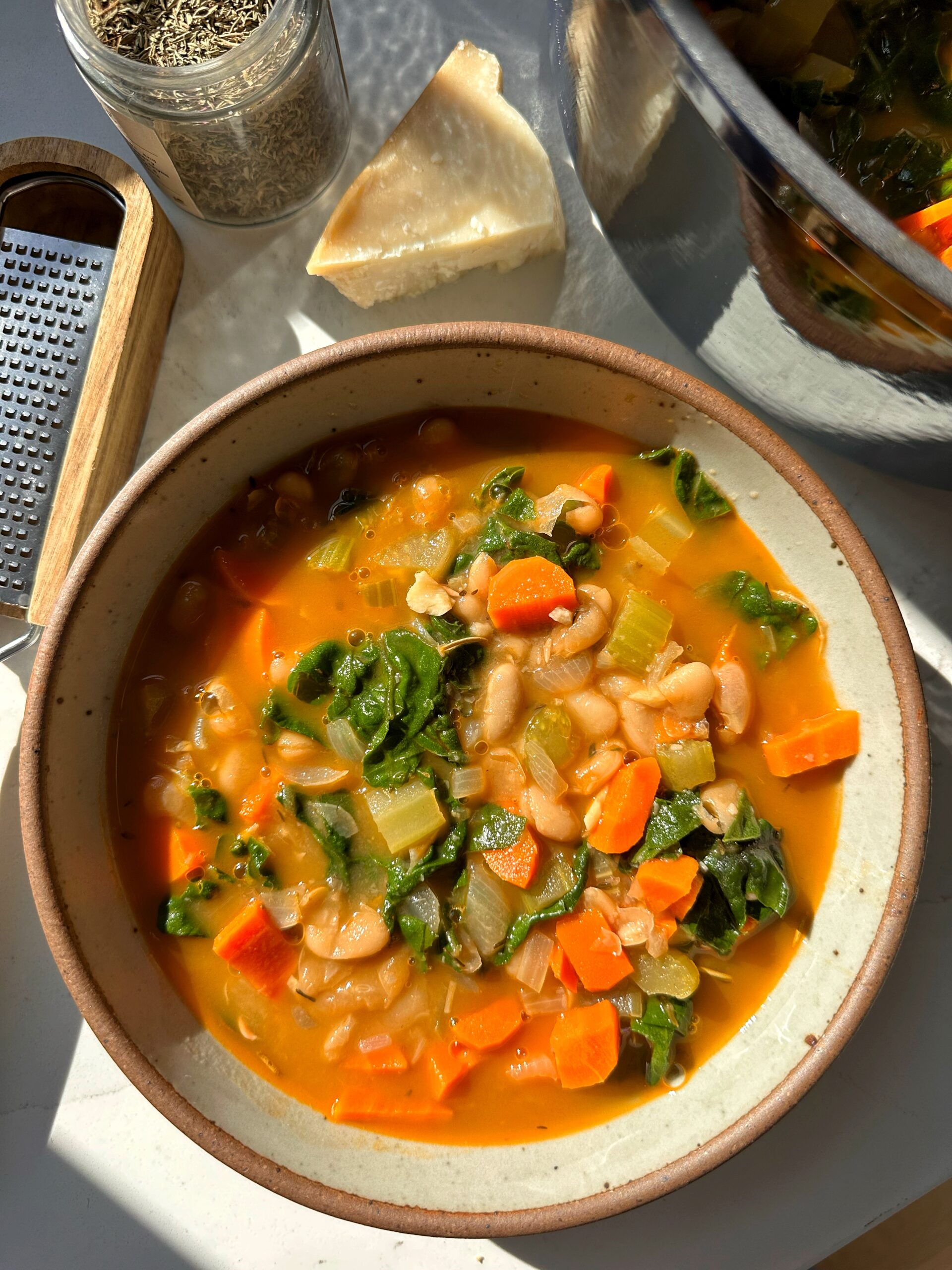 Nutrient-Packed Tuscan White Bean Swiss Chard Soup: A Cozy Meal